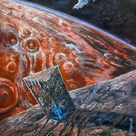 Монолит на Фобосе.