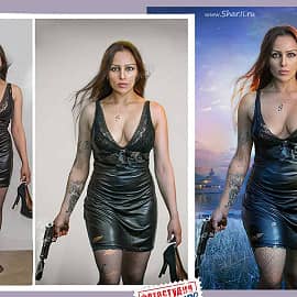 Фотосъёмка, ретушь, Фотоманипуляции До и после Фотошоп