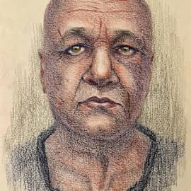 Мужской портрет. Скетч.