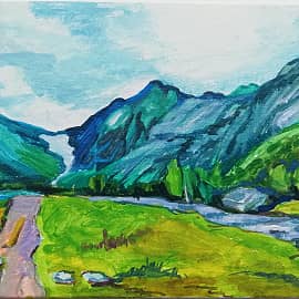 Вид на Софийские Водопады