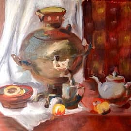 У самовара я и моя Маша