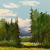 Этюд из цикла "Лето в Боярах"