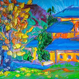 Синие крыши