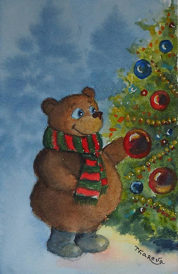 Новогодняя открытка 2