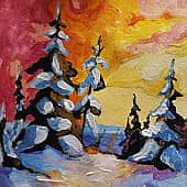 "Зимнее зарево"