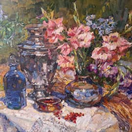 Натюрморт с самоваром