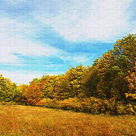 Под синем небом октября