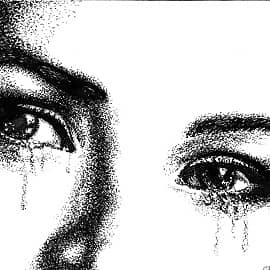 Отчего, да почему на глазах слезинка  Why, oh why are there Tears in my Eyes