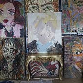 Картина Лицом к лицу Современное искусство Екатерина Лебедева художник (2), художник Екатерина Лебедева