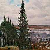"Вычегда. Пробуждение." Пленэр
