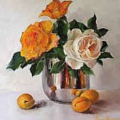 Розы и абрикосы