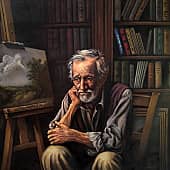 Старый художник  The Old Artist