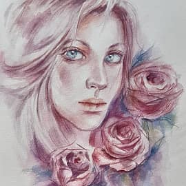 Роза Портрет