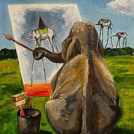 Слон-живописец