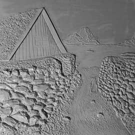 Барельеф попытка