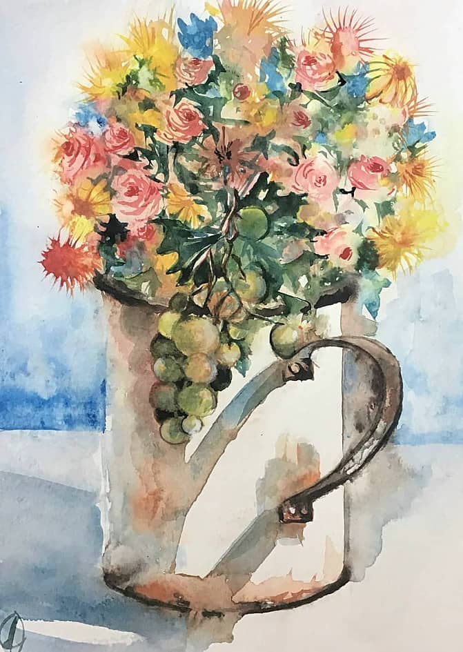 Акварель Кружка