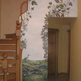 Панно в холле квартиры.