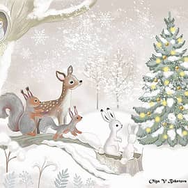 Зверушки и елка