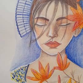 Девушка-осень