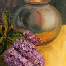Этюд с сиренью