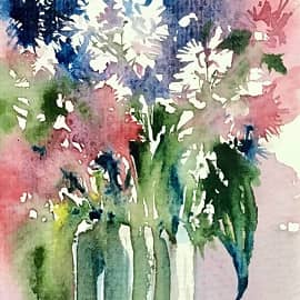 Акварельный букет