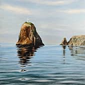 Крым, мыс Фиолент, Георгиевская скала Святого Явления.