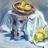 Груши на табурете