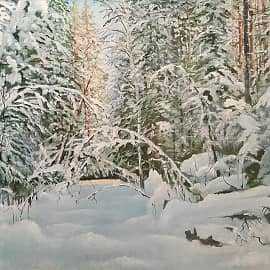 В тайге заснеженной...