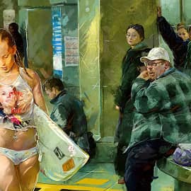 Серфингистка