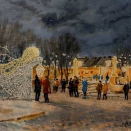 Рождественский ангел к Никольского собора