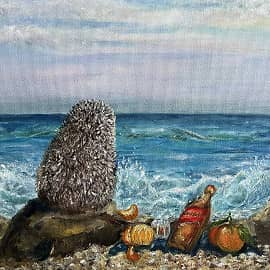 Тоска Мерсинская ( Мерсин- город на Анталийском побережье в Турции, где и написана эта картина)