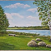 Берег Даугавы. Ливаны. Латвия