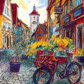 Весна в городе.