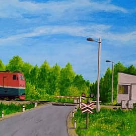 На переезде