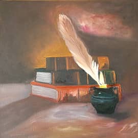 Натюрморт с книгами