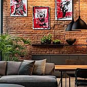 Красное и белое. Кот (1), художник Юлия  Шпак