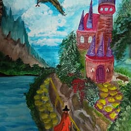 Замок на скале