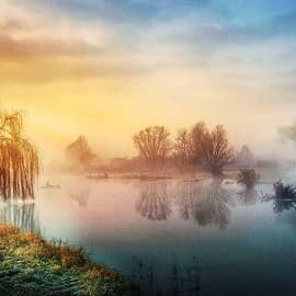 туман над рекой.2