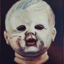 Голова старой куклы