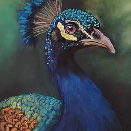 Синий павлин