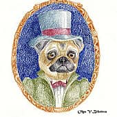 Портрет мистера в сером цилиндре