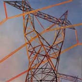 Триптих "Твин Пикс. Электричество Линча" (2), художник Alexander Fomin