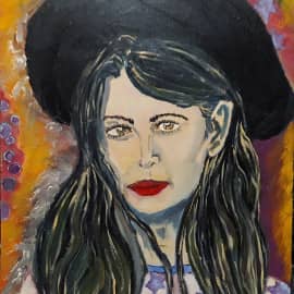 женщина вишня