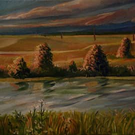 Вечерняя река