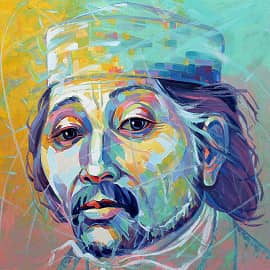 Портрет художника Федора Калмыка