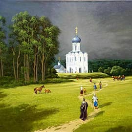 Дорога в храм Покрова
