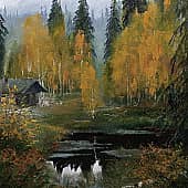 У лесной избушки...