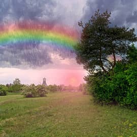 Летний дождик.