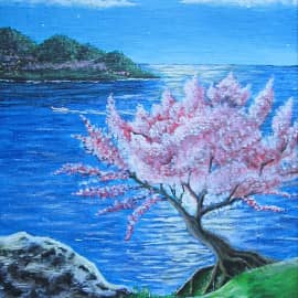 Ночная сакура