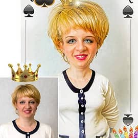 Дама Пик Шарж с днем рождения